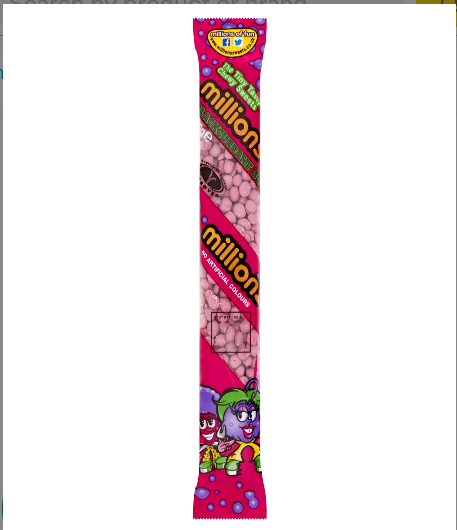 Millions Blackcurrant Tube