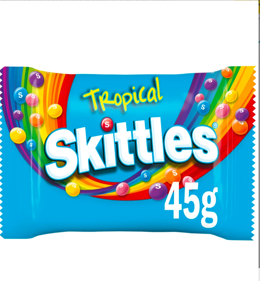 Skittles Tropical Fruit Flavoured Bag